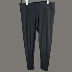 Pink black leggings size Large